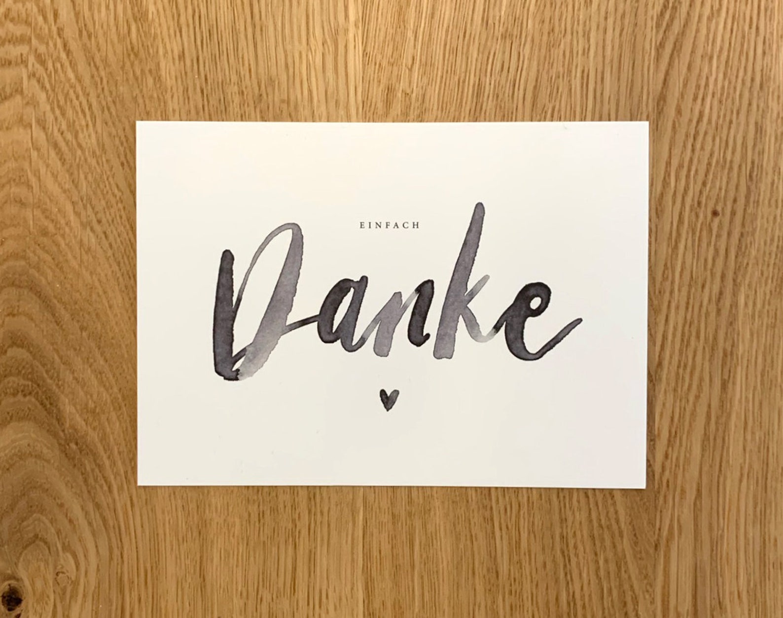 Postkarte Danke Etsy.de