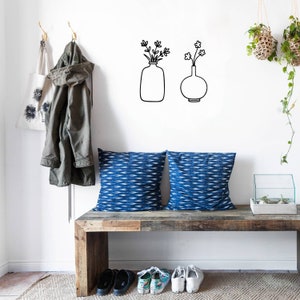 Flower Wall Decor, Home Decor, Living Room Wall Decor, Wall Art, Minimalist Flower Hanging, Wall Decor Over The Bed, Boho Home Decor