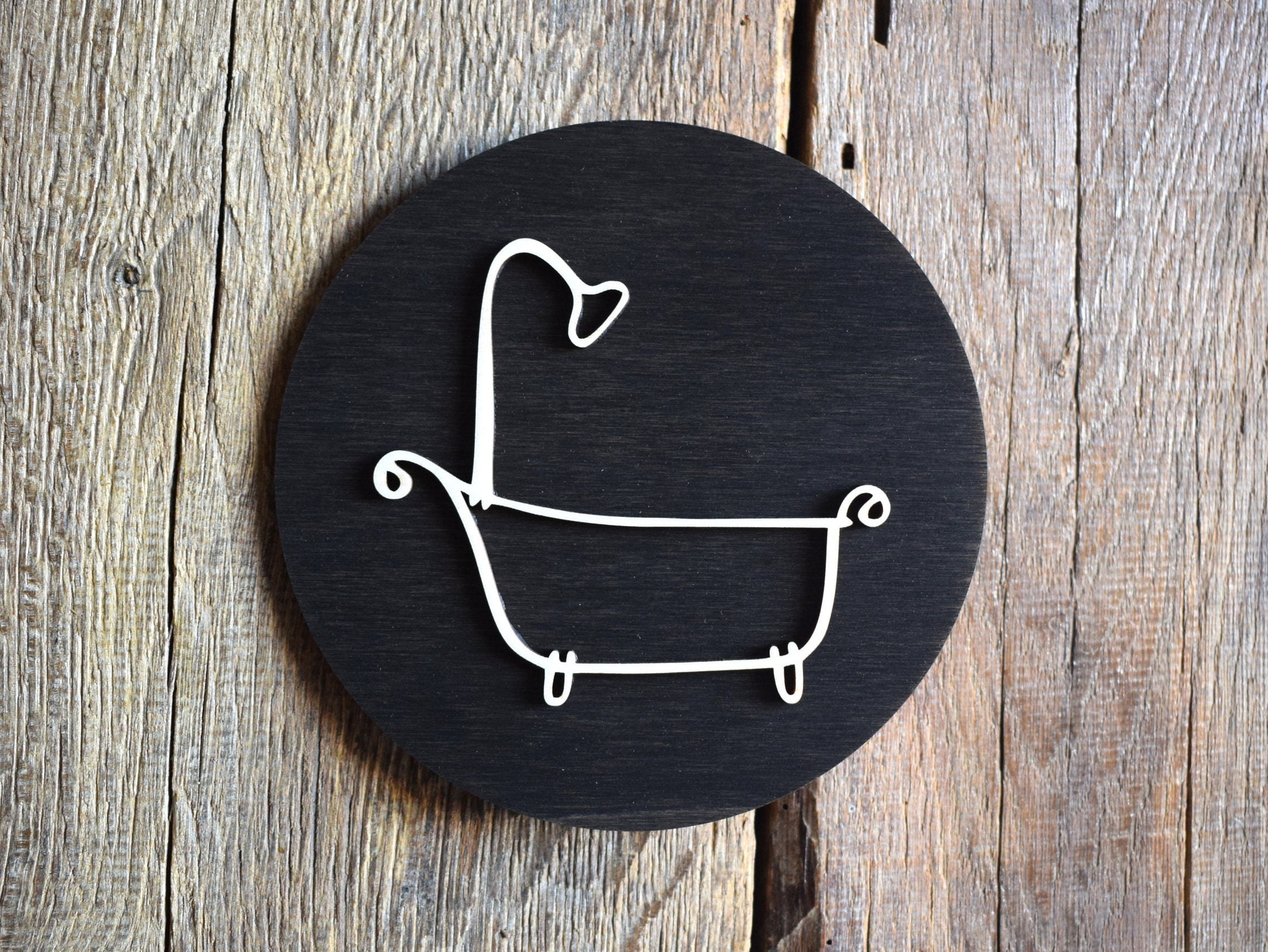 Bathroom Door Sign, Bathroom Sign,  Bathroom Decor, Cabin Sign, Wood Gift, Wood Decor.