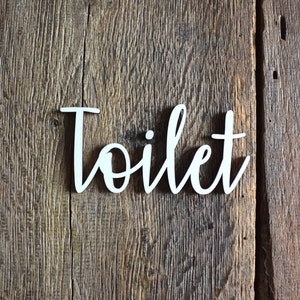 Unisex Toilet Door Sign, WC Sign, Restroom Door Sign, Toilet Decor, Toilet Plate, Toilet Plaque, Toilets Sign, Bathroom, Cabin Sign.