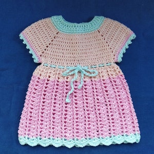 Baby girl dress 0/3 months in cotton