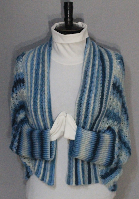 Cardigan Donna Maglione Fatto a mano Uncinetto Lana Merinos | Etsy Italia