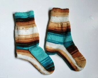 Unisex Socks One Size Knitted Socks Handmade Socks Short Socks Casual Socks Father's Day