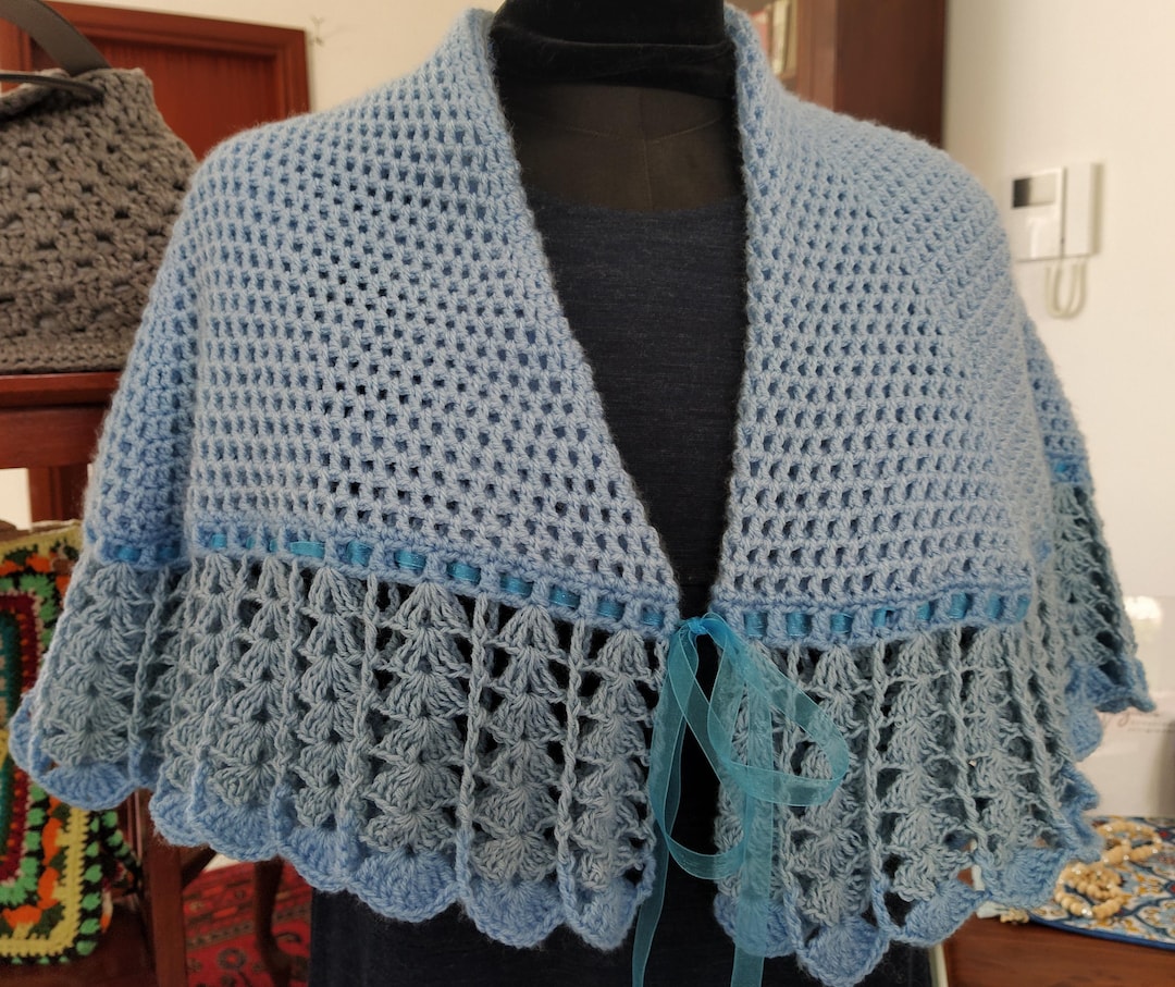 Forcella Uncinetto Schemi Scialle Con Forcella All Uncinetto