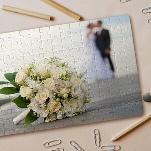 Gepersonaliseerde fotocollagepuzzel, puzzel met aangepaste foto's voor speciale gelegenheden, puzzels van 80 en 120 stukjes voor volwassenen en kinderen