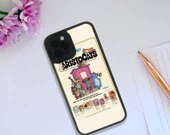 Stylische Gummi Handyhülle, Benutzerdefinierte Snapback Handyhülle, personalisiertes Geschenk, Disney The Aristocats, Süß Marie