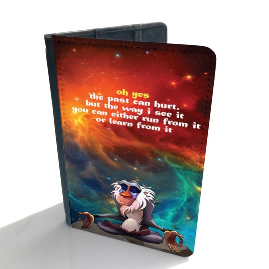 Disney Lion King Mandrill Wise Life Quote Passport Cover