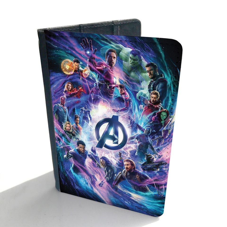 Discover Marvel Avengers Endgame Infinity War Superheroes Passport Cover