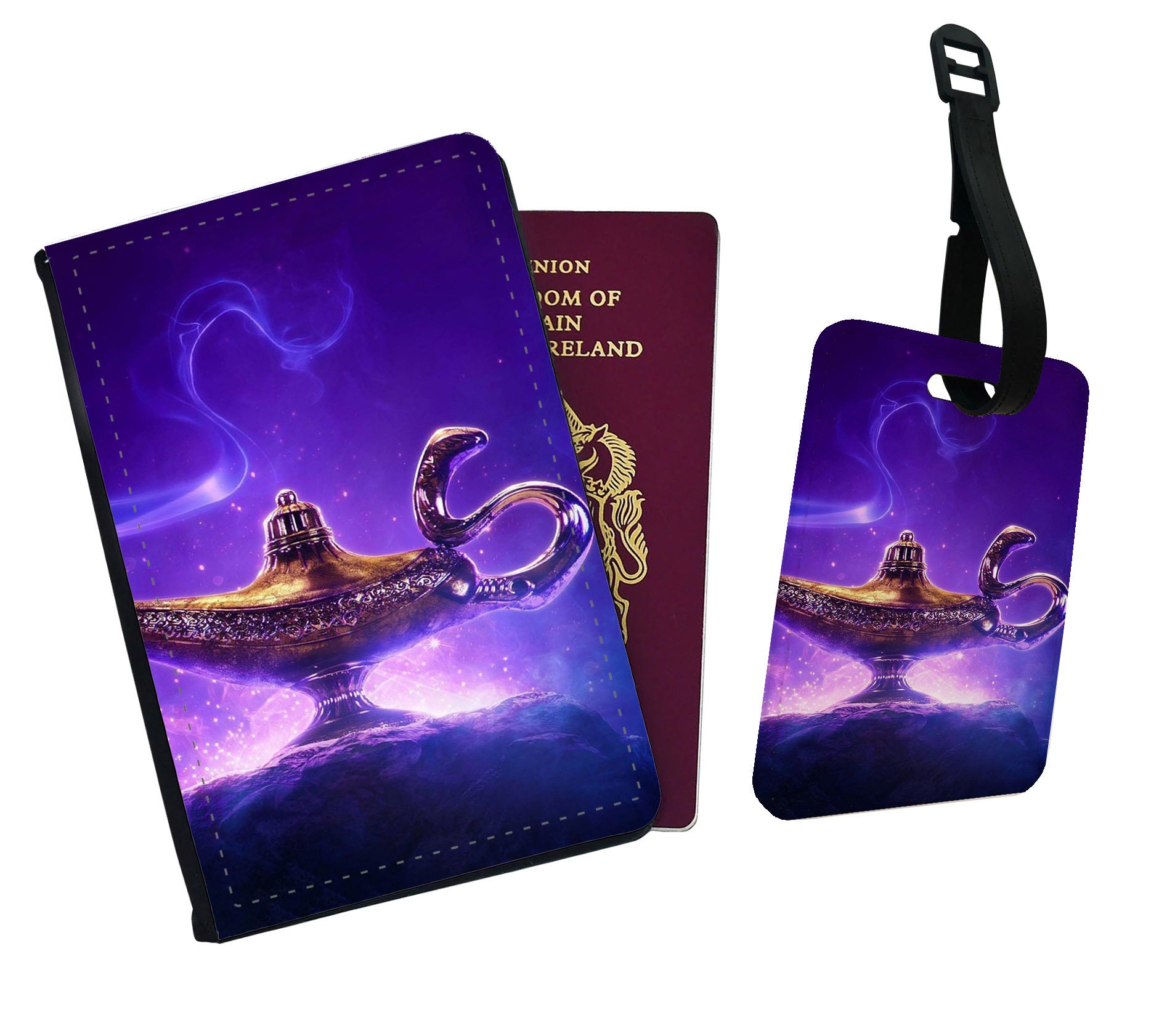 New Aladdin Genie Magic Lamp Embroidery Pin Collection Book 
