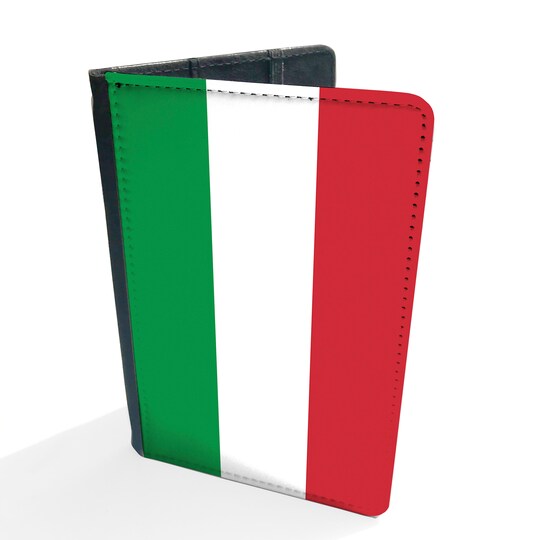 Disover Wanderlust, Flag Italy Italie Passport Cover