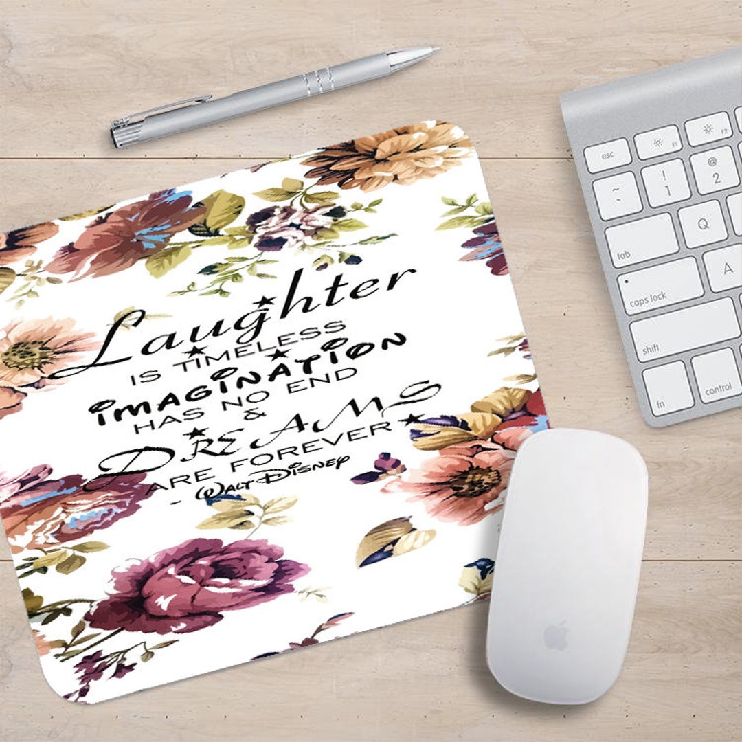 Kawaii Round Mouse Pad Desk Pad Laptop Mouse Mat For Office Home PC Computer Keyboard Cute Mouse Pad Non-Slip Rubber Desk Mat