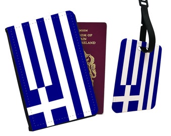 Santorini Greece Passport Cover Bags & Purses Luggage & Travel Passport Covers 