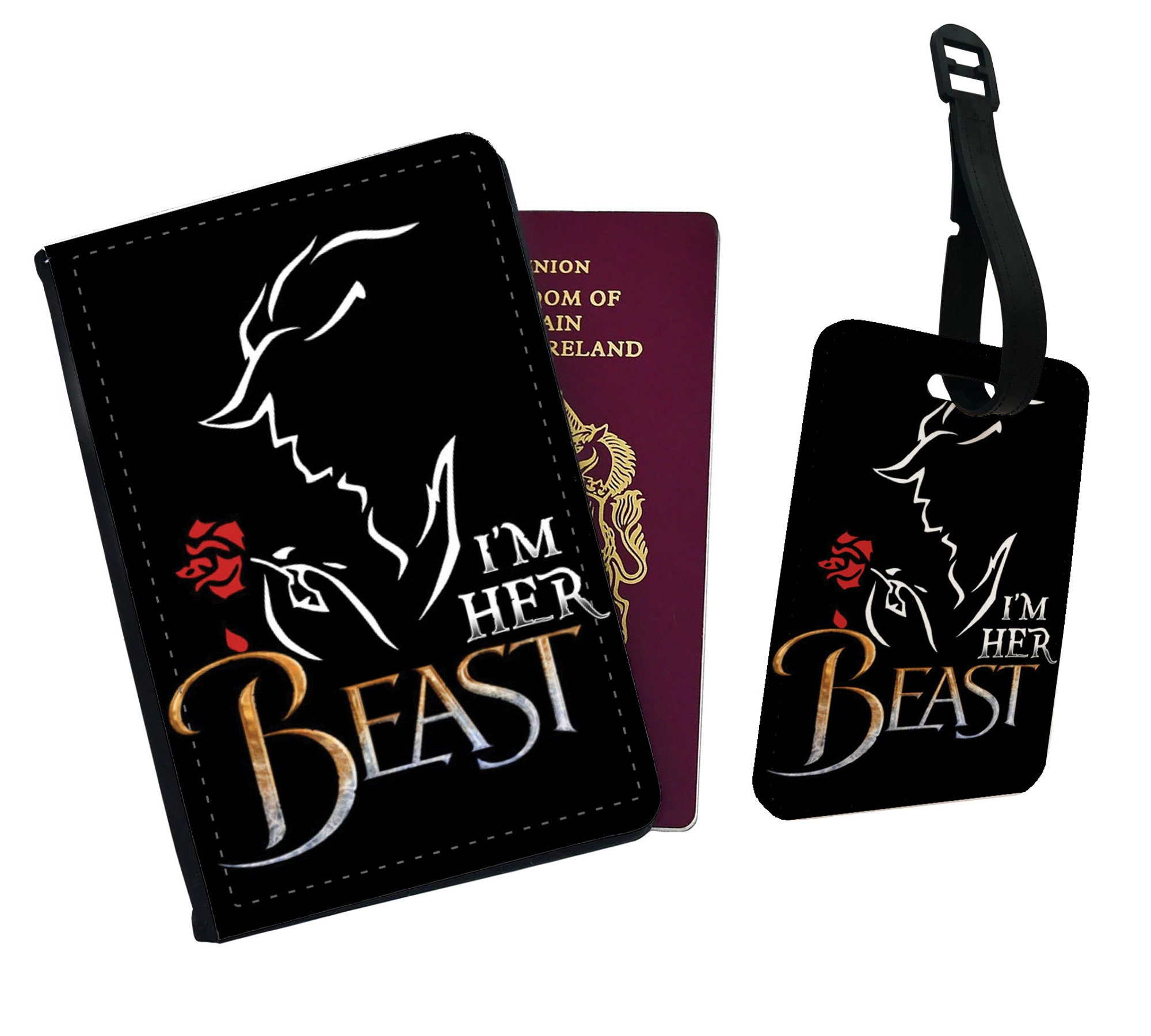 Disney Beauty and the Beast Passport Cover