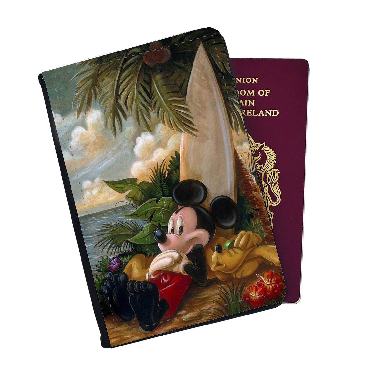 Discover Disney Mickey Mouse and Pluto Passport Cover