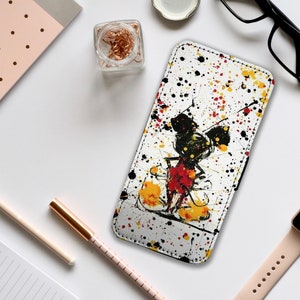 Custodia per telefono con portafoglio e inserti per carte di credito, custodia in pelle personalizzata per telefono, custodia per telefono personalizzata, Topolino Disney: aggiungi il tuo nome!