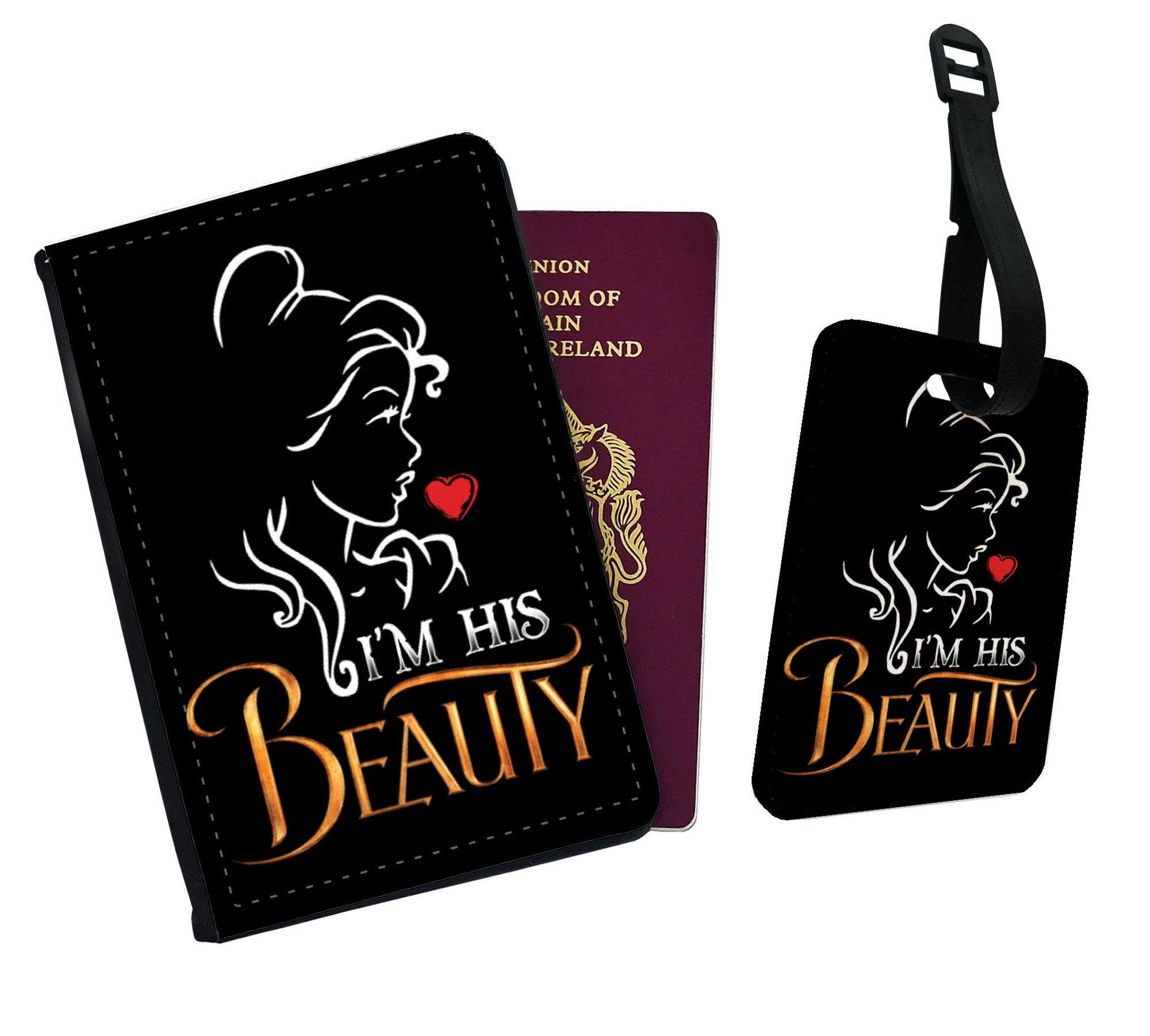 Disney Beauty and the Beast Passport Cover
