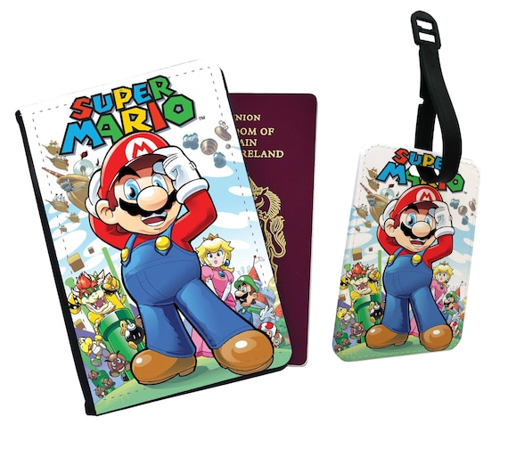 Porte-passeport Superdy + étiquette à Bagage – Cover De Voyage En Polyester, Neuf