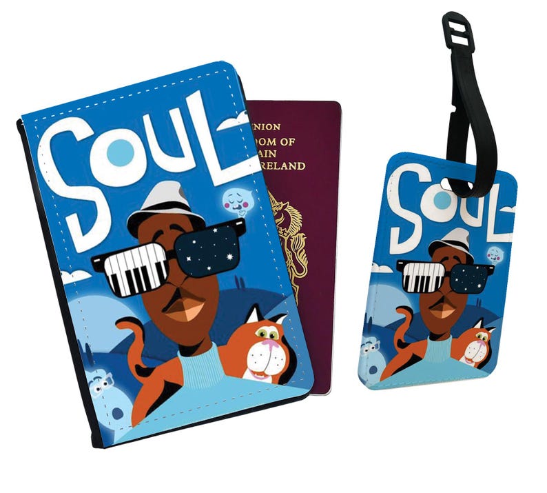 Personalised Passport Cover, Customised Luggage Tag, Jazz, Guitar