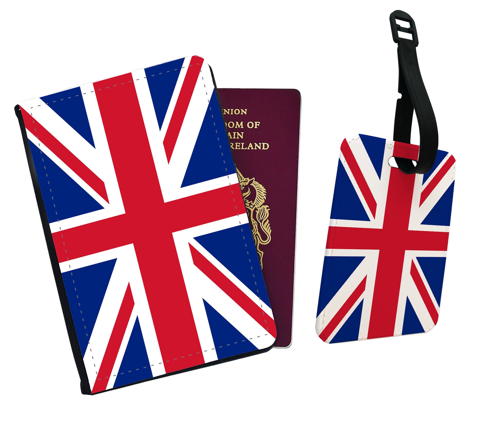 1 x Frankreich Union Jack Flagge Poster - Französische gemischte