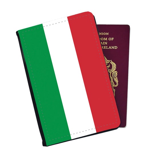 Disover Wanderlust, Flag Italy Italie Passport Cover