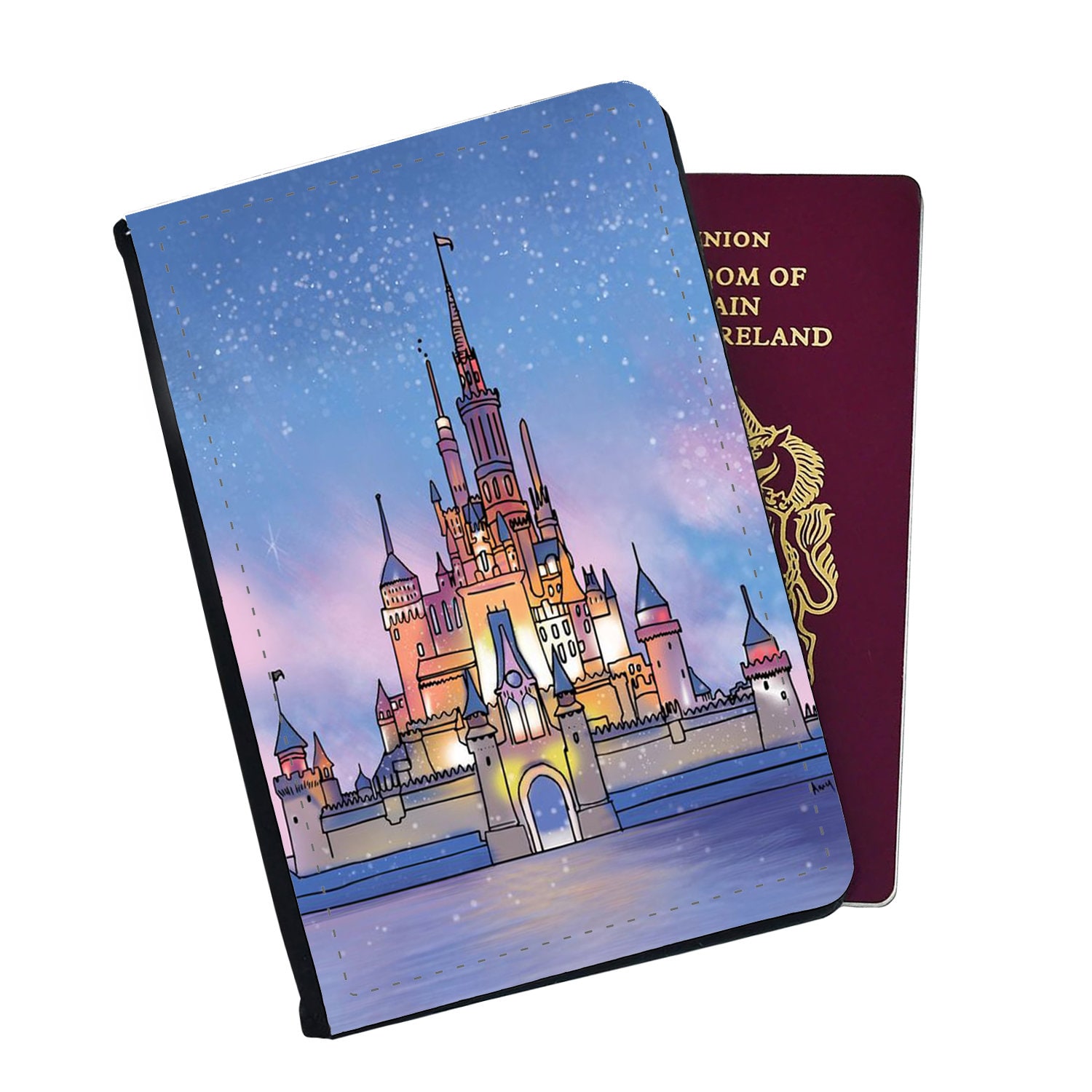 Disney Castle Disneyland Passport Cover Designed & Sold By Tan Malorie