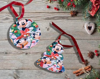 Disney Christmas Ornament Weihnachtsbaumschmuck Goofy Mickey Donald 