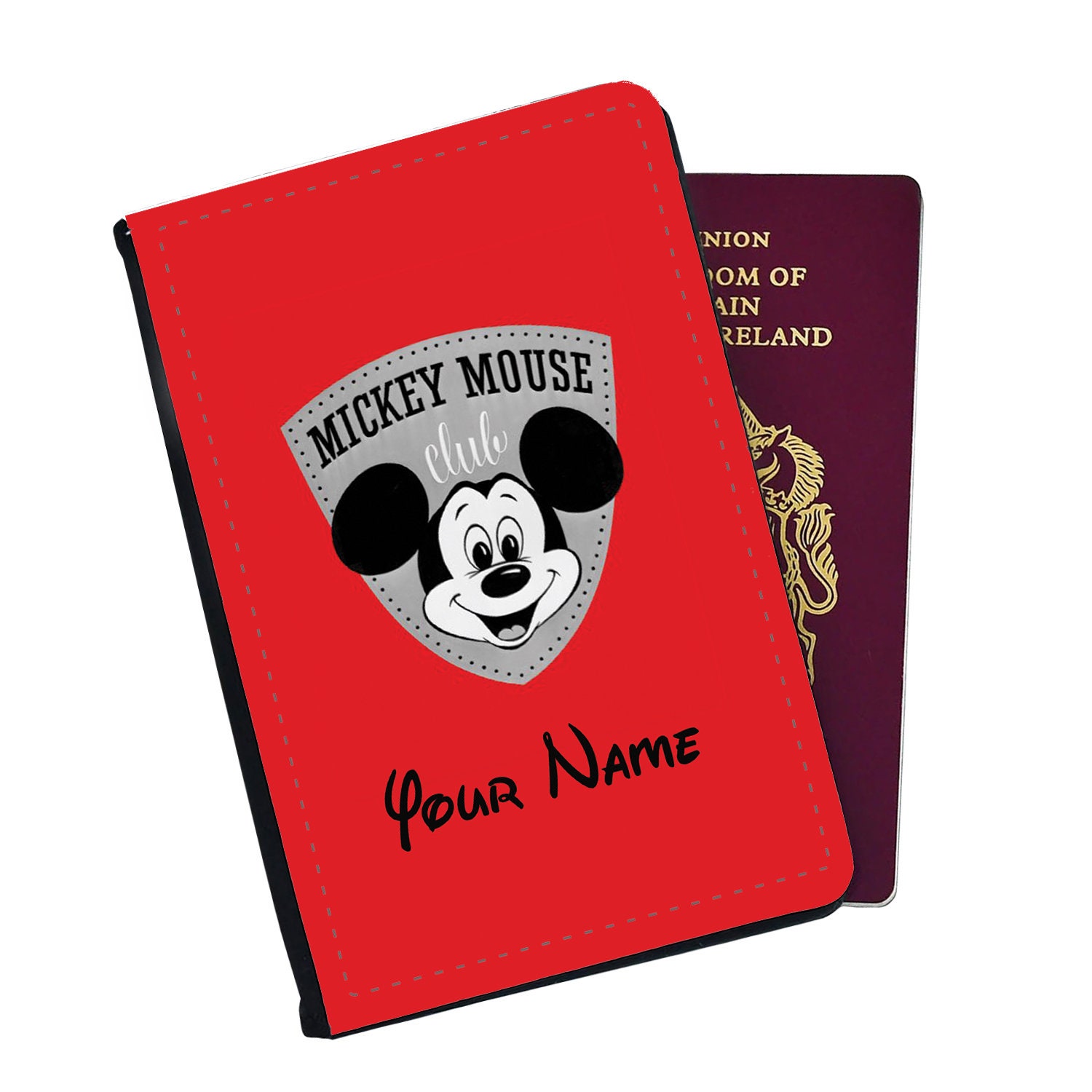 Personalized Disney Mickey Mouse Passport Cover