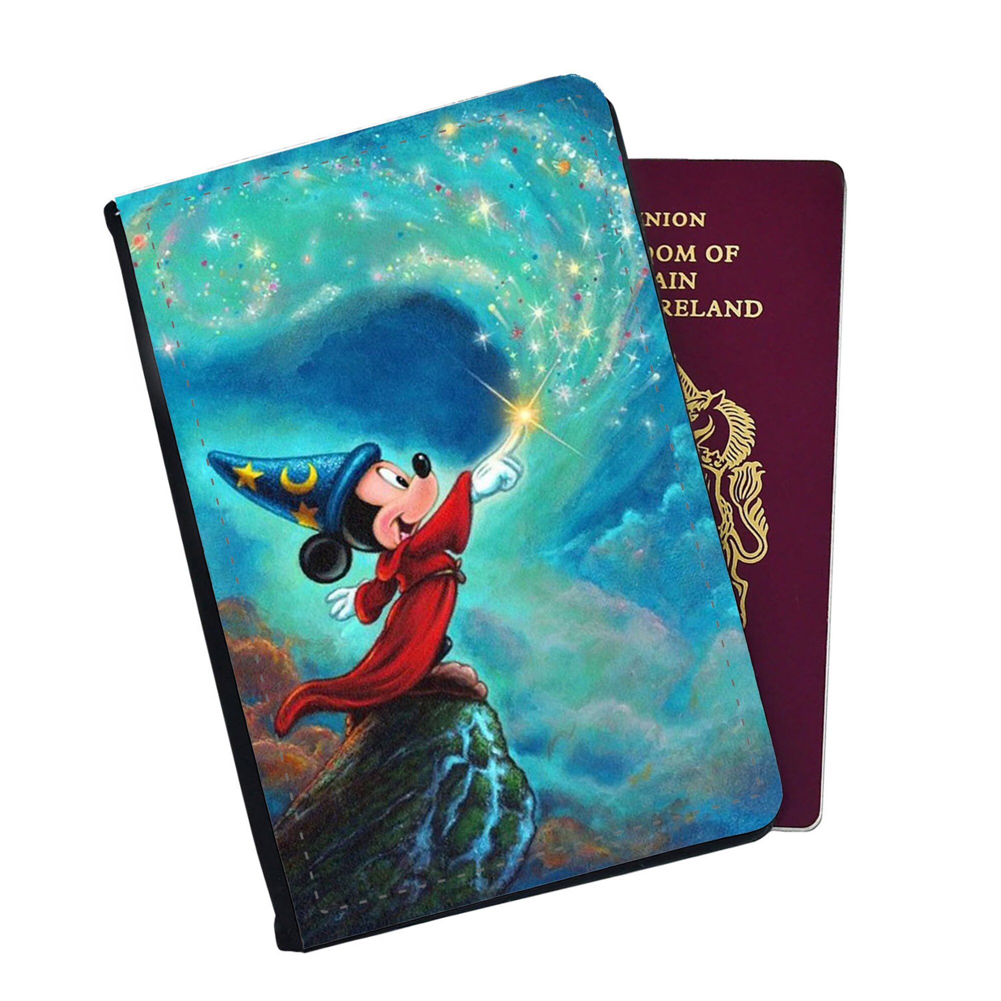 Disney Mickey Mouse Castle Passport Cover