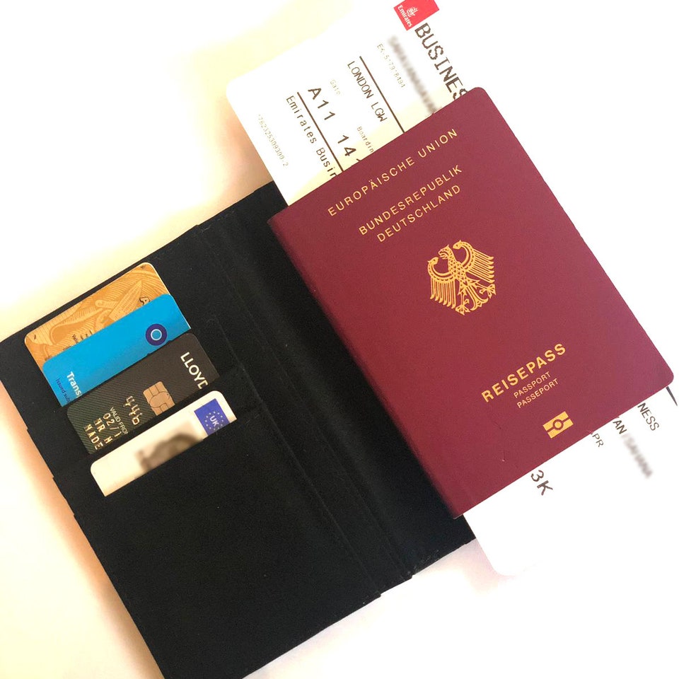 Discover Wanderlust, Flag Italy Italie Passport Cover