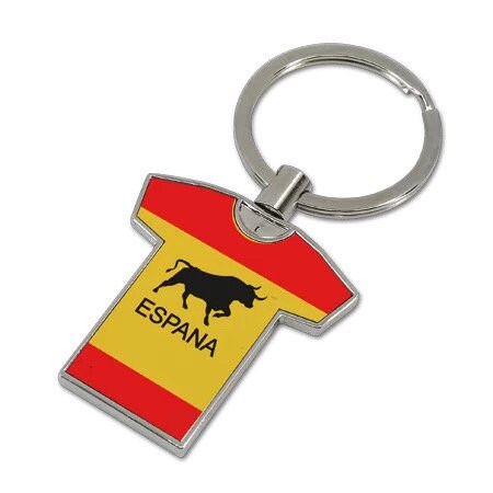 Porte-clés personnalisé en forme de t-shirt pour fans de football, idée cadeau pour les fans de l'Euro 2024 - Ajoutez votre nom ! Tous les pays disponibles