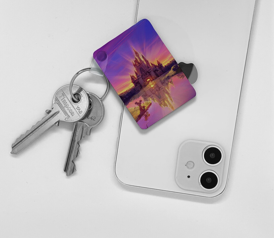 Square Key Rings Design High Gloss Key Ring, Custom Metal Square Keyring, Double Sided Keychain ...