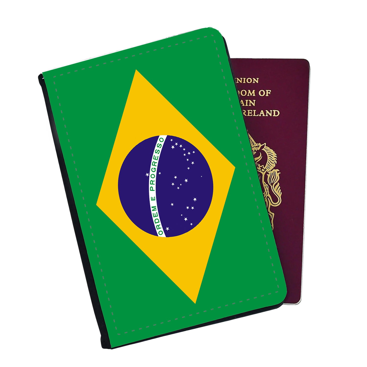 Discover Brazil Flag Passport Cover