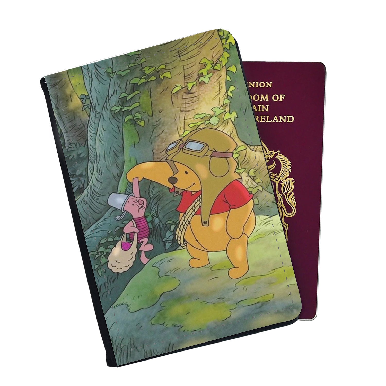 Discover Disney Winnie Pooh and Piglet Passport Cover