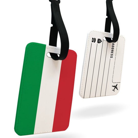 Disover Wanderlust, Flag Italy Italie Passport Cover