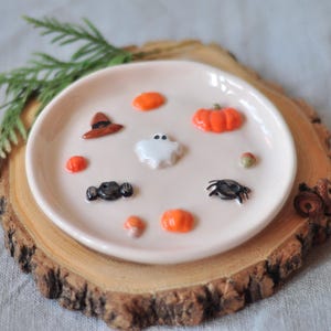 Halloween Ceramic Ring Dish: Funny Wedding Ring Holder