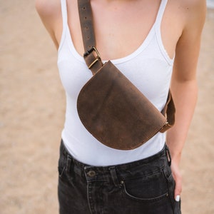 Bauchtasche aus Leder für Damen, Gürteltasche aus Leder, Bauchtasche aus Leder, Bauchtasche aus echtem Leder, bauchtasche, sac banane