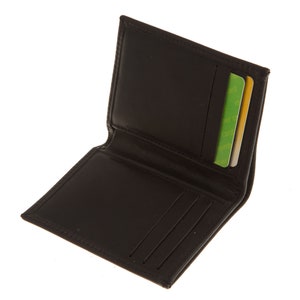 Brown leather front pocket wallet, Mens slim front pocket wallet, Leather cardholder, Bifold Wallet image 9