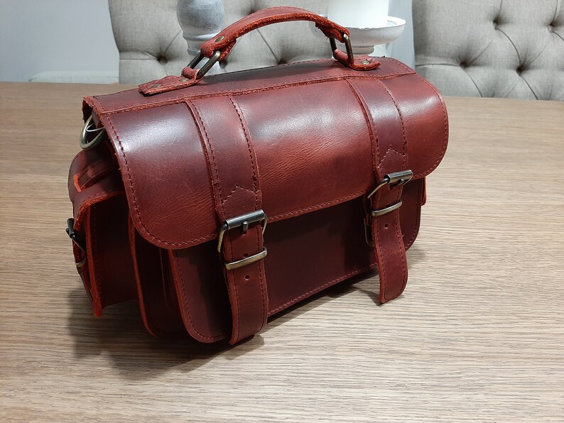 Brown Leather Camera Bag Crossbody Camera Case for Women Etsy