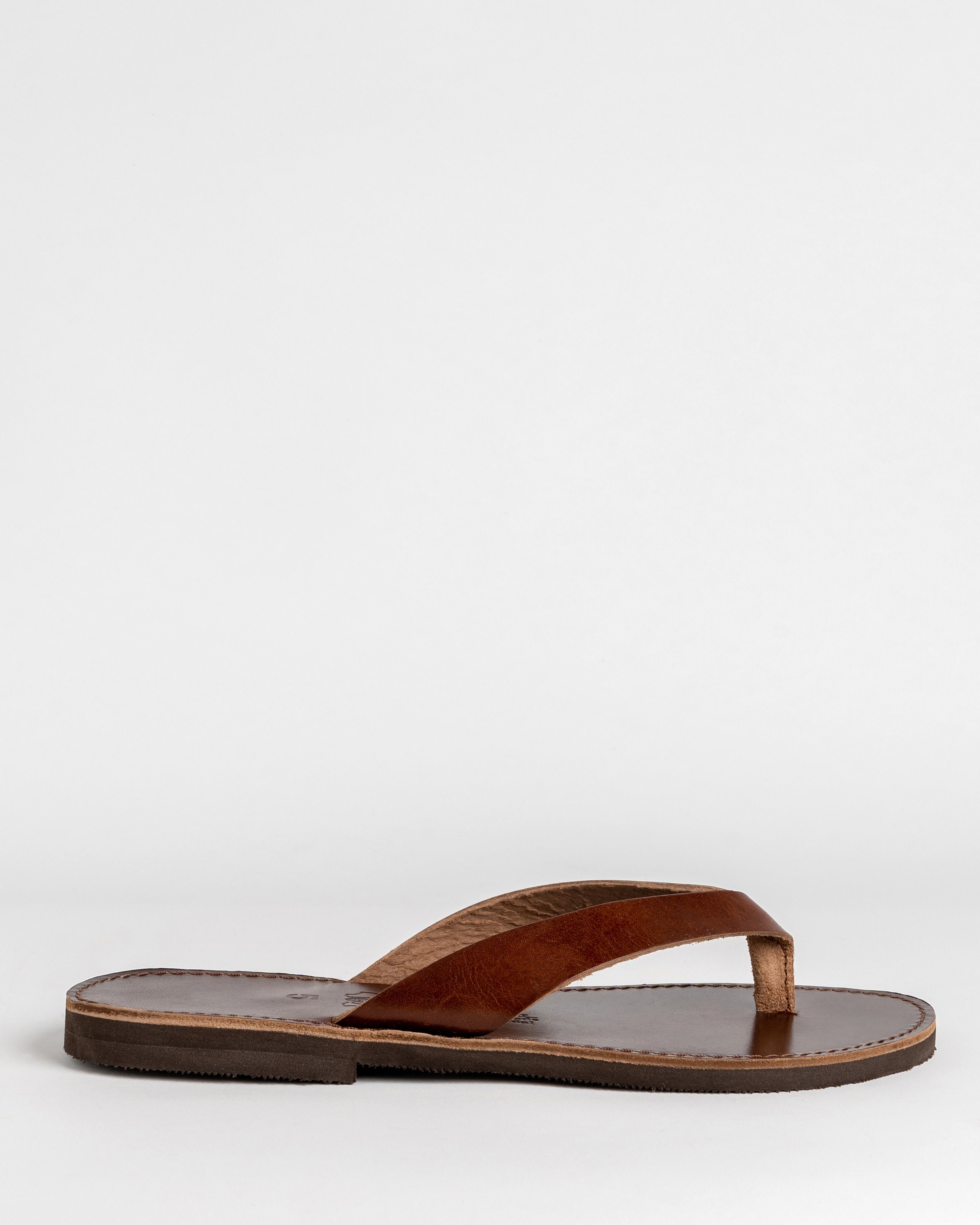 Mens Leather Flip Flops Sandals, Leather Thong Sandals Men 