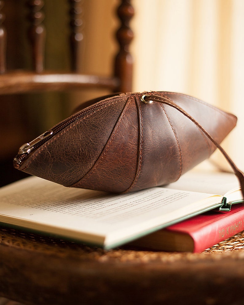 Small leather crossbody bag for woman, Women's mini leather purse, Leather accessories Rustic Brown