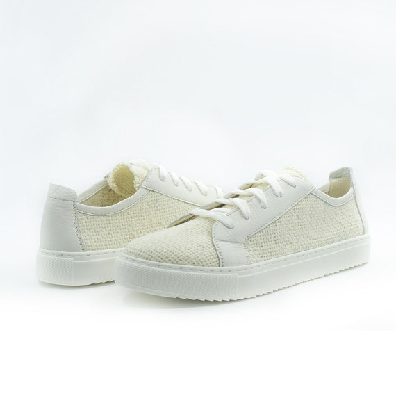 comfortable white sneakers