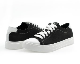 Men hemp sneakers Trip 2.0 | Eco friendly vegan shoes | Breathable sustainable travel sneakers | Anti odor casual trainers