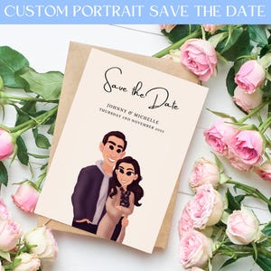 Retrato de dibujos animados, dibujo de pareja personalizado, retrato personalizado, mascota en acuarela