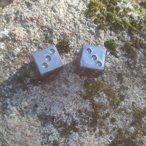 Reject Hand-Forged Dice Pair