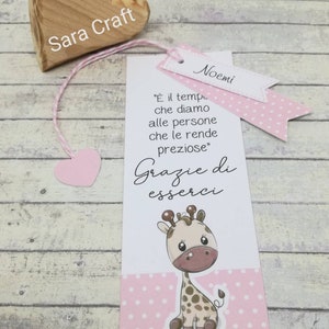 10 segnibri segnaposto mod. Giraffa