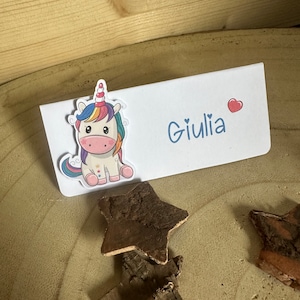10 segnaposto mod. Unicorno