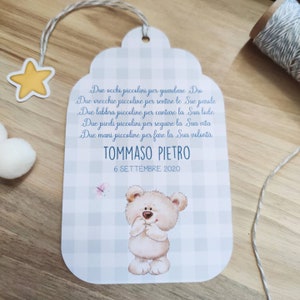 10 Segnalibri mod. Orsetto