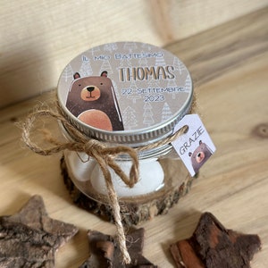 5 barattolini porta confetti mod. Bear