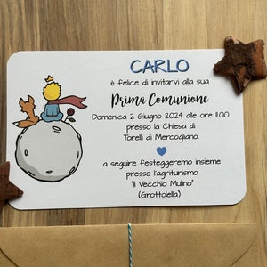 10 inviti mod. Piccolo Principe