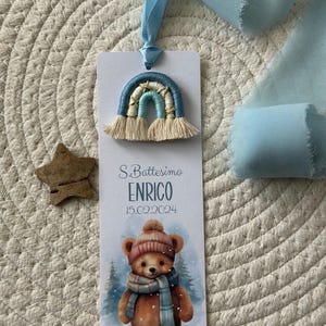 Segnalibro macramè mod. Orsetto